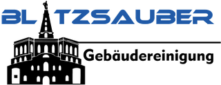 Blitzsauber Gebäudereinigung, Logo mit Herkules-Silhouette